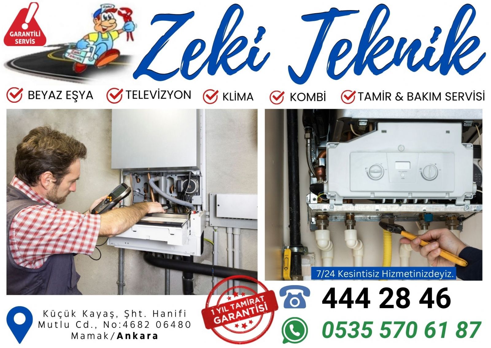 Zerdalitepe Kombi Bakım Ücreti